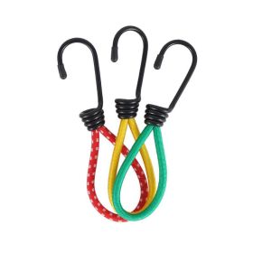 3pck Bungee Cords With Hooks 6 Inch Heavy Duty Rubber Elastic Straps For Tarps; Tents; Wire Racks; Camping Trucks; Boats; Elastic Cords; Tent Bungee S 3pck Bungee Cords With Hooks 6 Inch Heavy Duty Rubber Elastic Straps For Tarps; Tents; Wire Racks; Camping Trucks; Boats; Elastic Cords; Tent Bungee S
