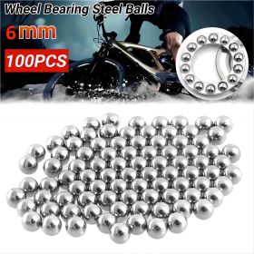 Xemussa 100pcs 6mm steel balls, iron balls, precision steel bearing balls, suitable for slingshots and bicycle bearings, durable outdoor leisure acces Xemussa 100pcs 6mm steel balls, iron balls, precision steel bearing balls, suitable for slingshots and bicycle bearings, durable outdoor leisure acces